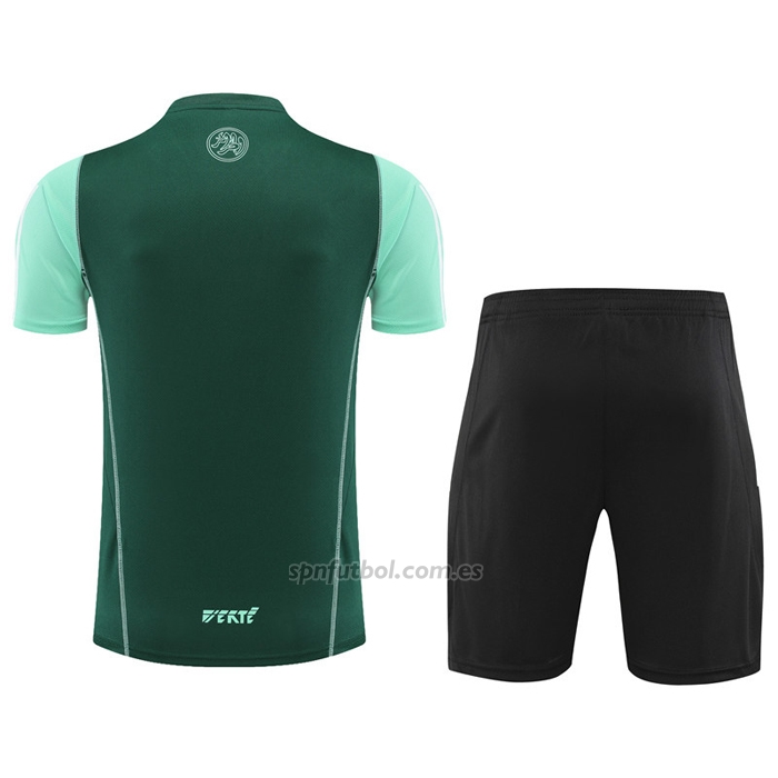 Chandal del Argelia Manga Corta 2023-2024 Verde - Pantalon Corto